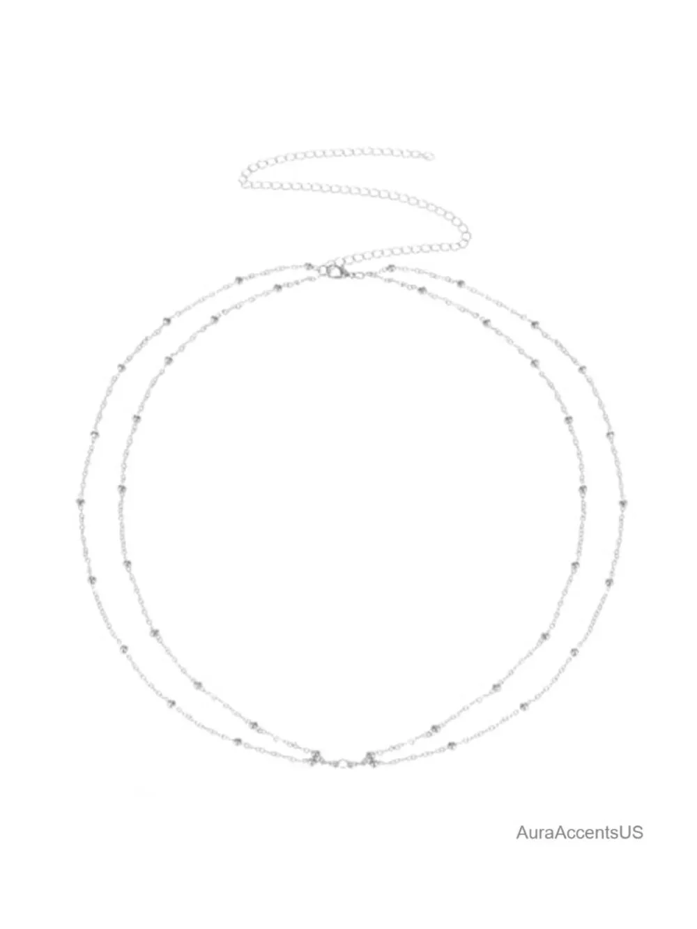 Layered Beaded Waist Chain - Adjustable Belly Chain for Women
